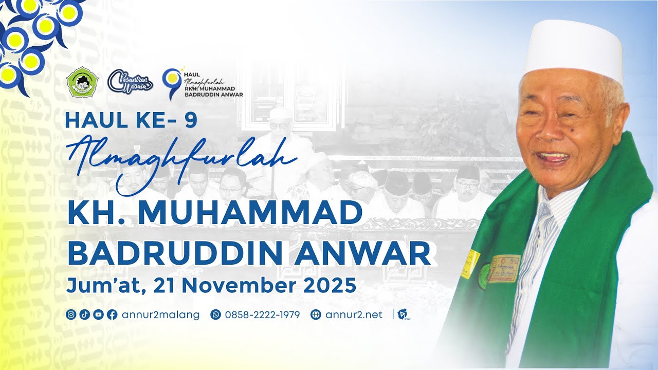 LIVE STREAMING!!! MALAM PUNCAK HAUL KE- 9 ALMAGHFURLAH KH. M. BADRUDDIN ANWAR