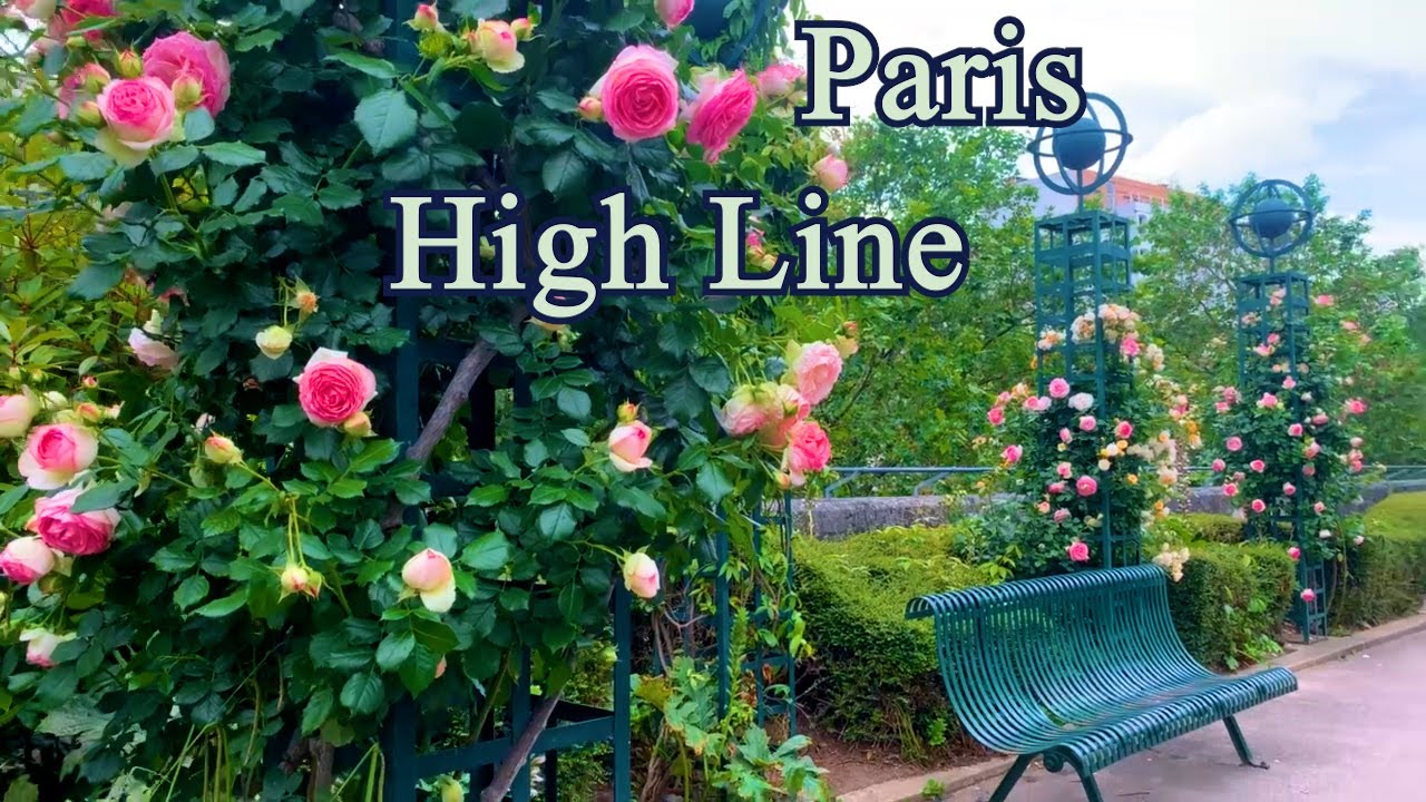 Coulée Verte is the first railway line world wide to be converted into a park and is in Paris
