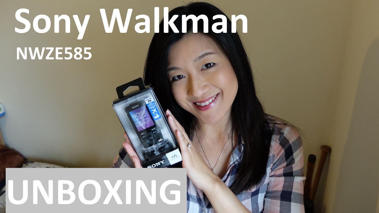 Unboxing: Sony Walkman NWZE585 | Yuenny Lam