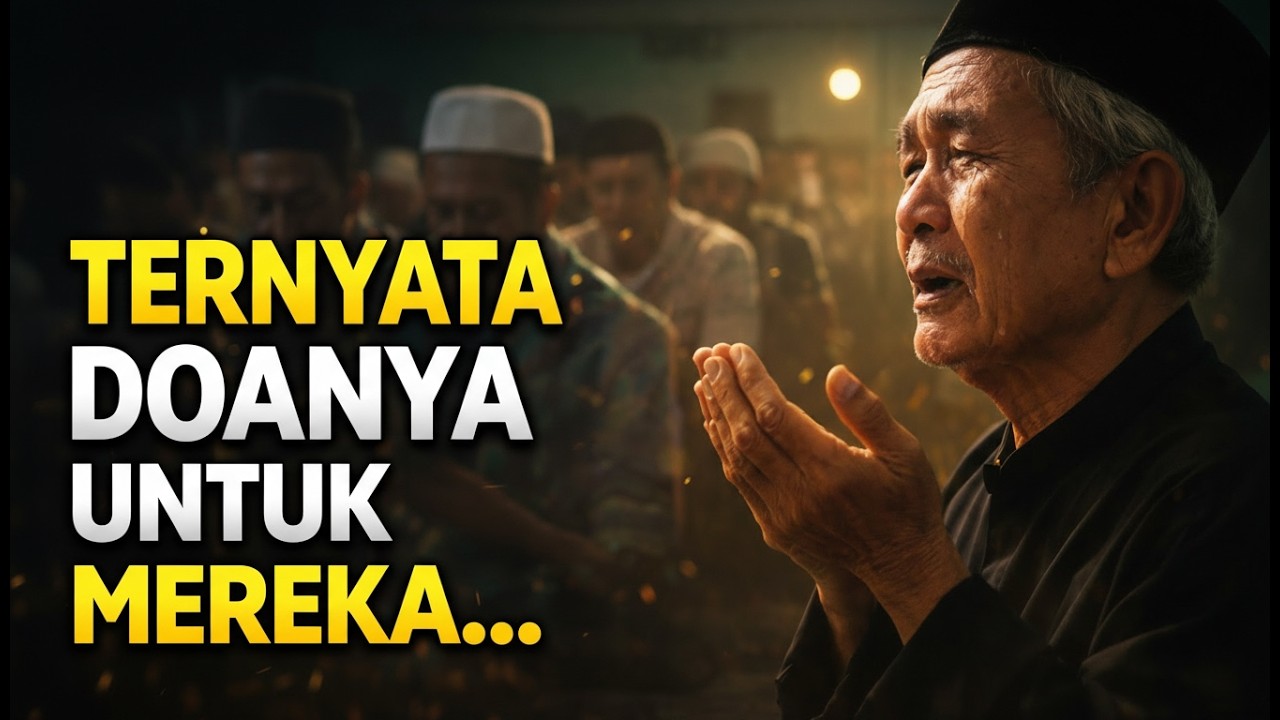 Marbot Tua Menangis di Malam Ramadhan, Doanya Bikin Jamaah Menyesal!