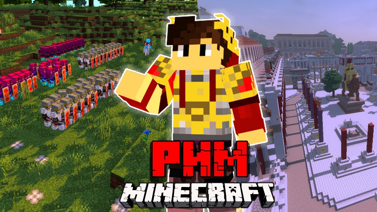 Игроки воссоздали РИМСКУЮ ИМПЕРИЮ в Minecraft! | Полный Фильм | Трэйская Империя