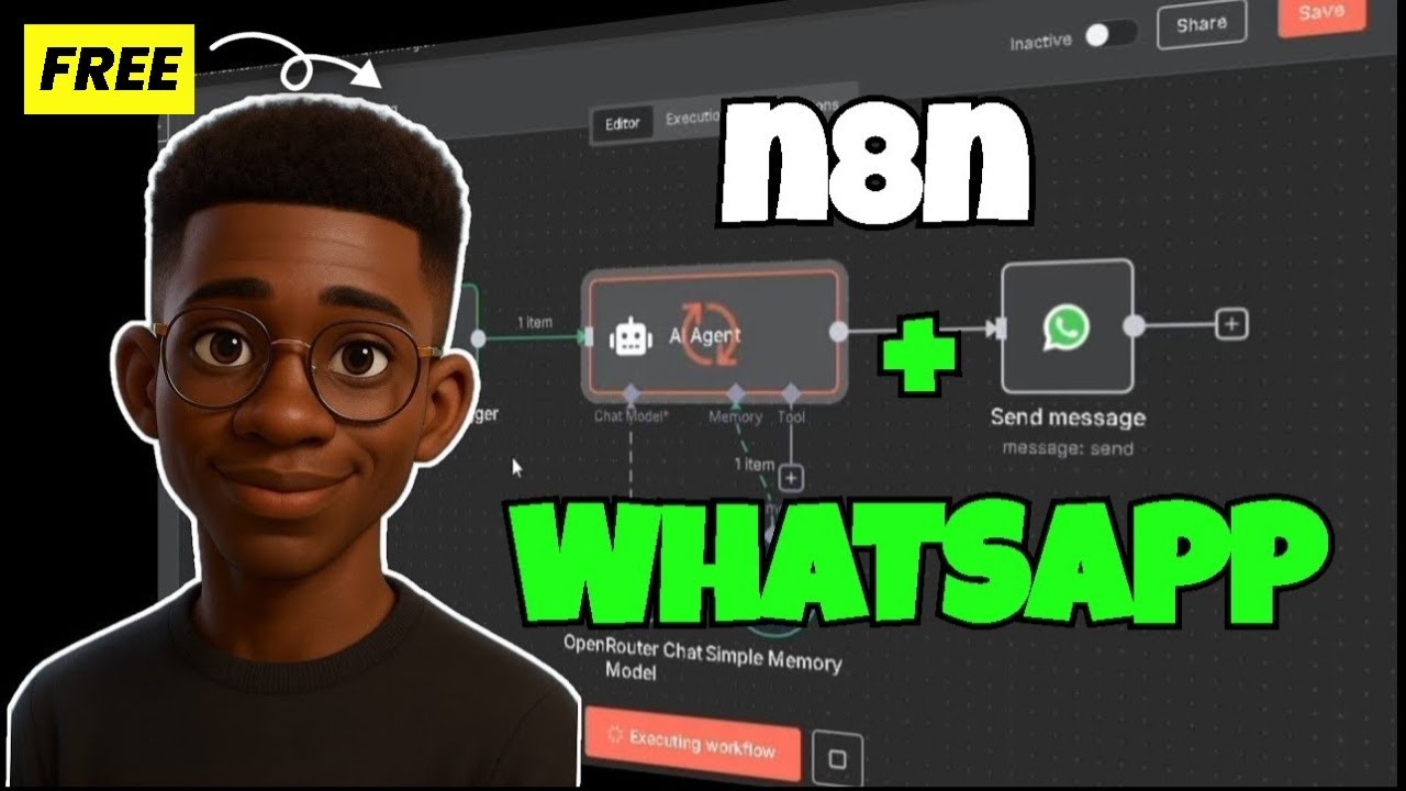 How to Build a WhatsApp AI Chatbot with n8n | Step-by-Step Free Tutorial