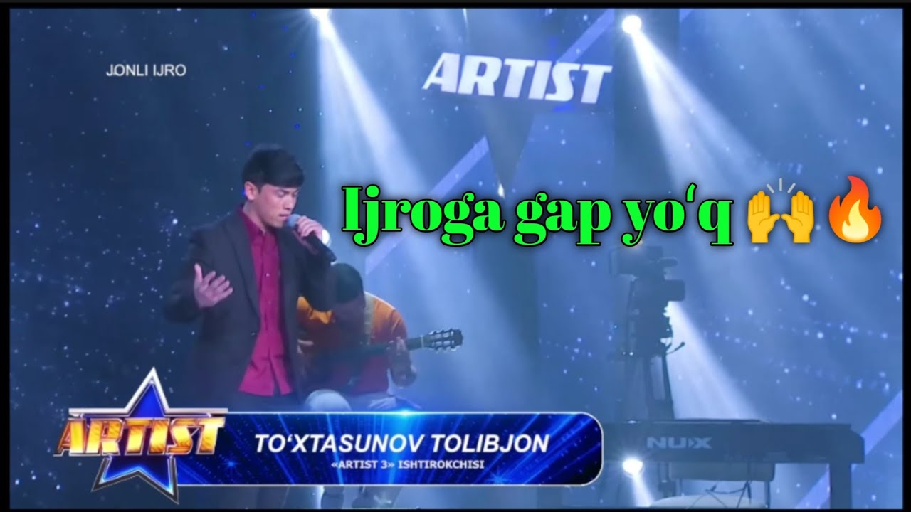 Toʻxtasunov Tolibjon - qora soch ARTIST loyihasida brat yordi 🔥🔥🔥