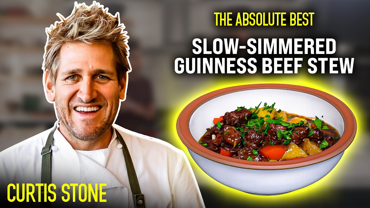 How to Make the BEST Slow-cooked Guinnes Stew | Curtis Stone