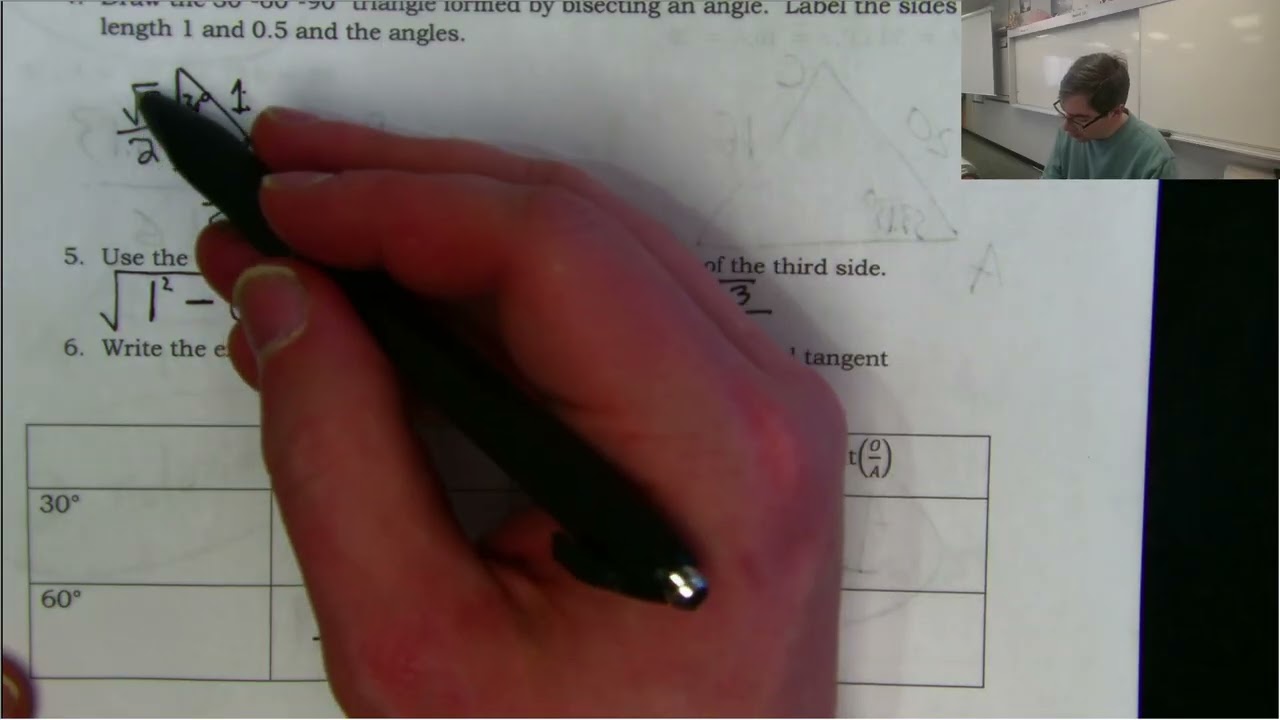 Math 11: Notes 2.13 - Special Triangles