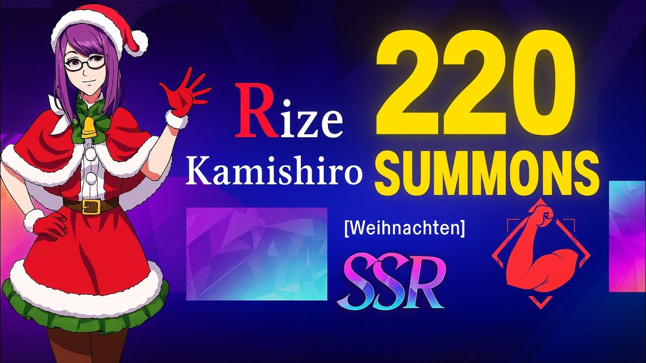 Tokyo Ghoul Break the Chain Summon new Christmas Rize