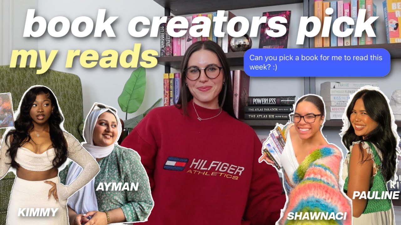 Book creators pick my reads for the week 🤩📖 Reading vlog