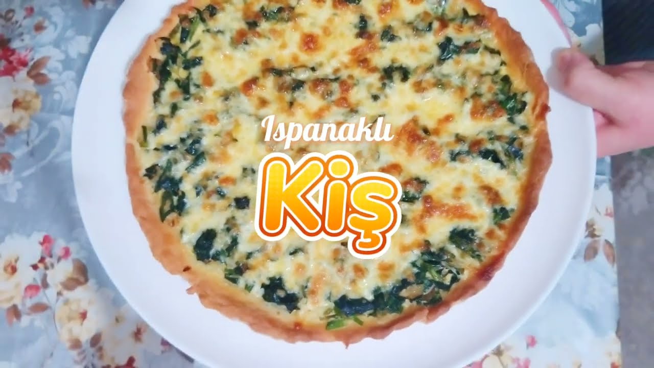 KREMASIZ❌ ISPANAK SEVDİREN PRATİK LEZZETLİ ISPANAKLI KİŞ 📢 YOK BÖYLE BİR LEZZET #ıspanaklı
