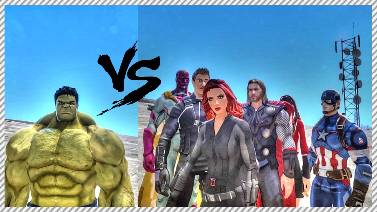 THE AVENGERS VS HULK