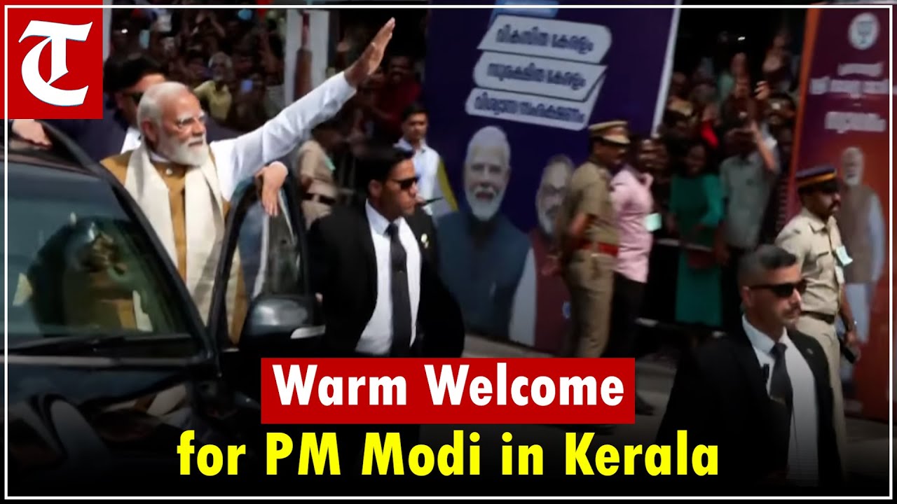 LIVE: PM Modi Arrives in Thiruvananthapuram, Warm Welcome in Kerala