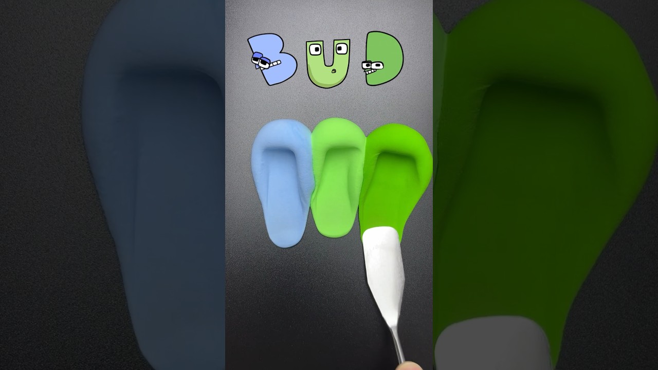 Buddy, guess the mixed color #buddy #alphabetlore #colormixing #satisfying #shorts