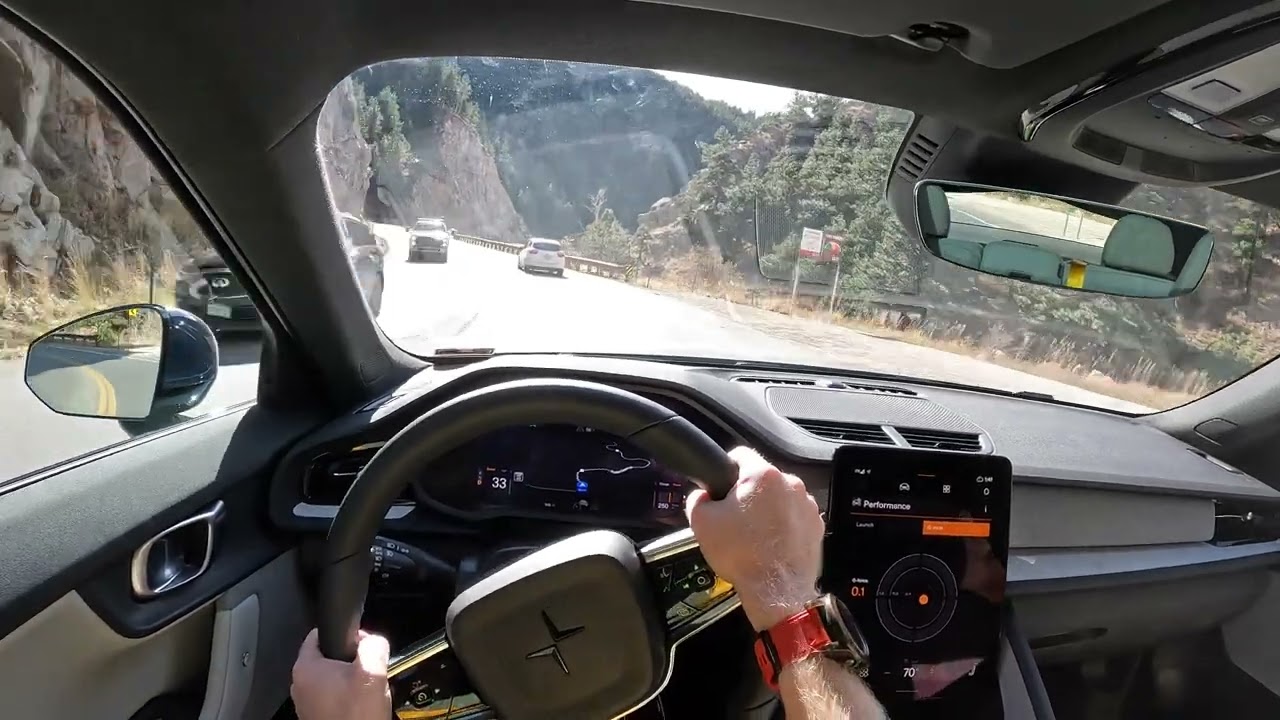 POV 2024 Polestar 2 Dual Motor Performance Canyon Drive