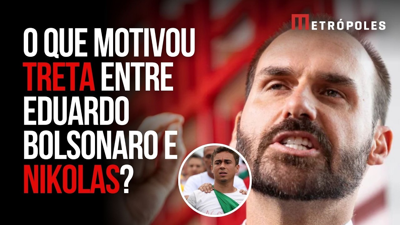 Eduardo Bolsonaro em treta com Nikolas: &ldquo;Vers&atilde;o caricata de si mesmo&rdquo;
