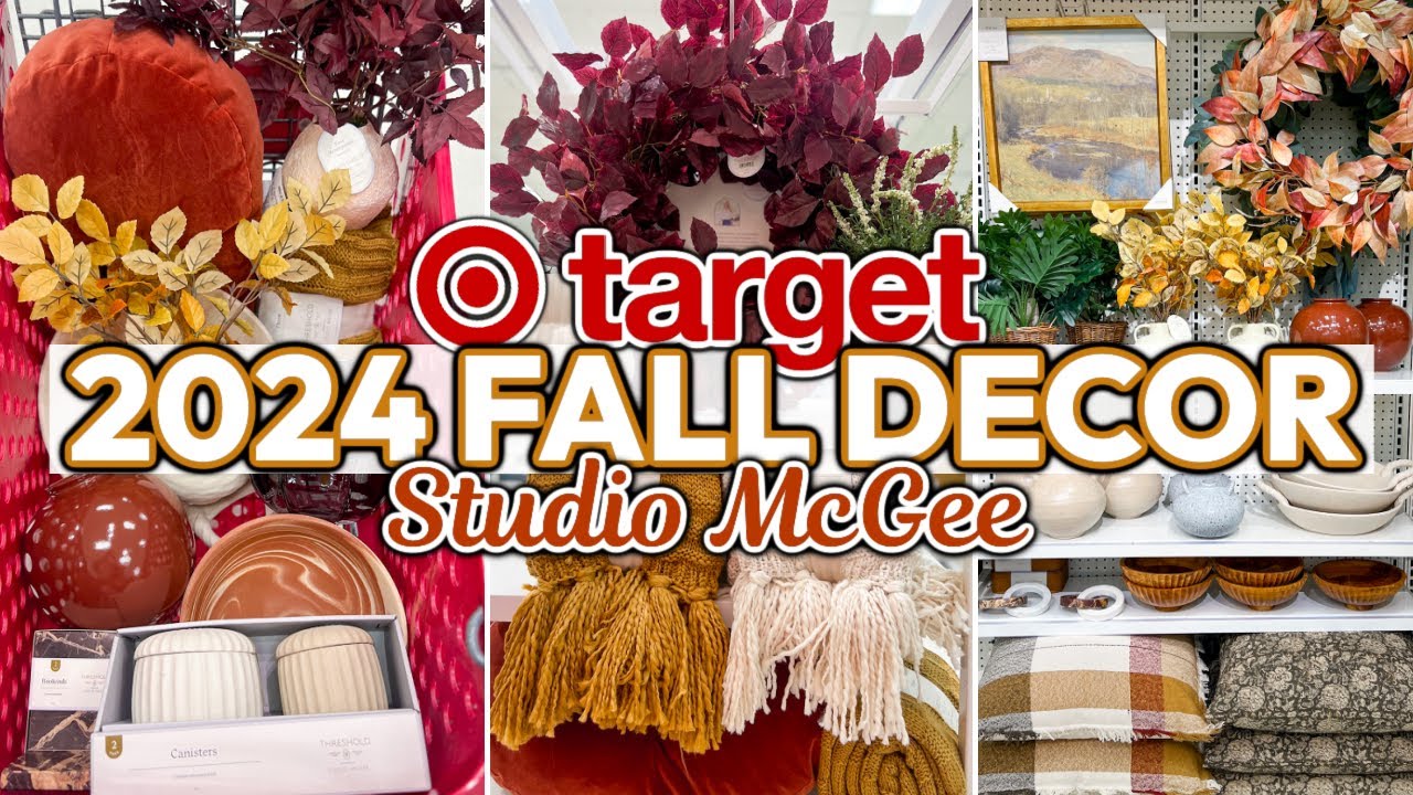 NEW TARGET 🎯 STUDIO MCGEE 2024 FALL DECOR COLLECTION! 🤎 | Fall Decorating Ideas | Target Fall Decor