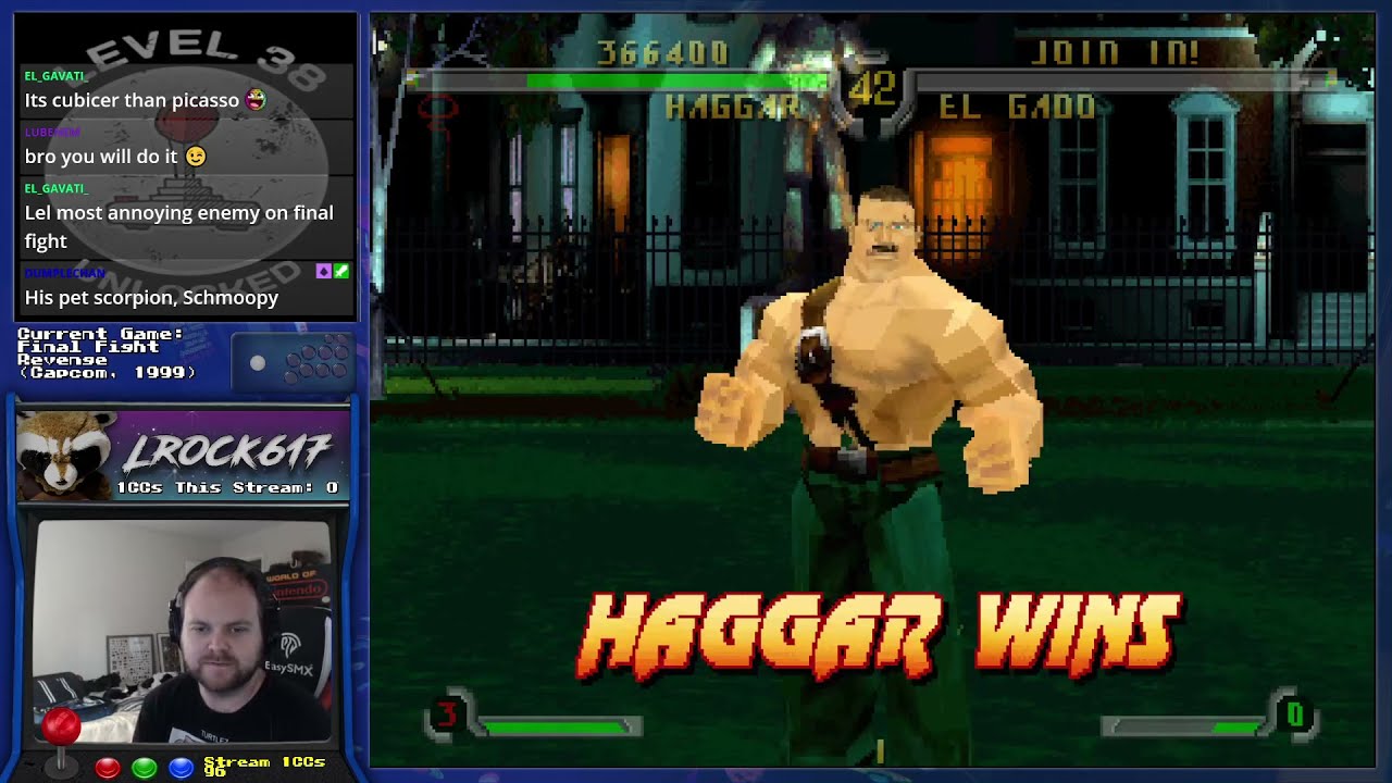 Arcade 1CC #97: Final Fight Revenge - Haggar (WOLFMAME) - Default settings