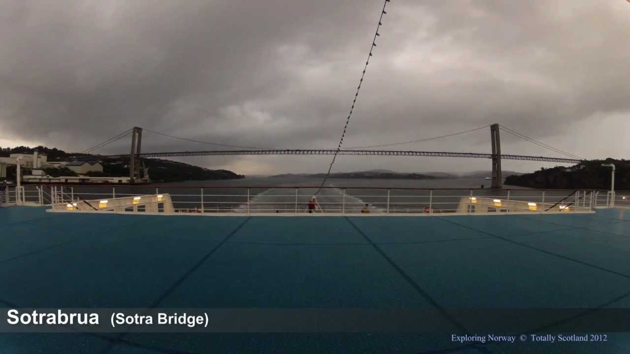 Departing Bergen on Ocean Countess