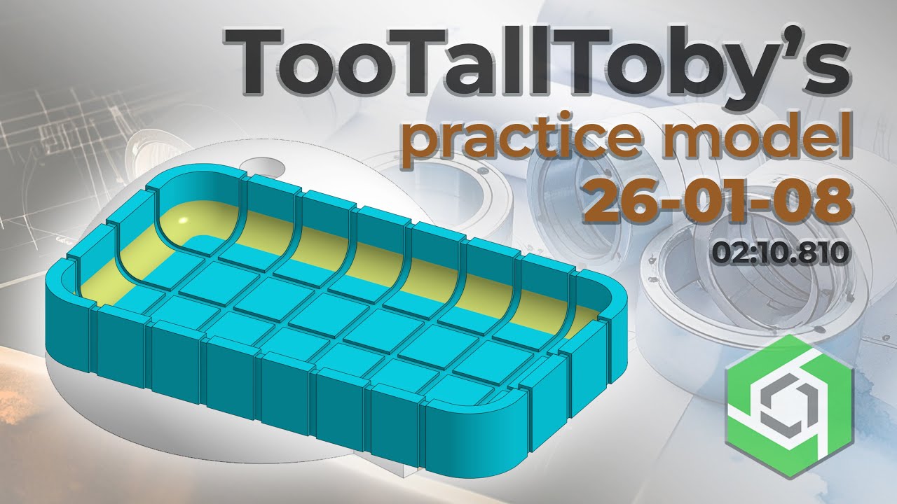 Onshape Speedmodeling Too Tall Toby Practice Model 26-01-08
