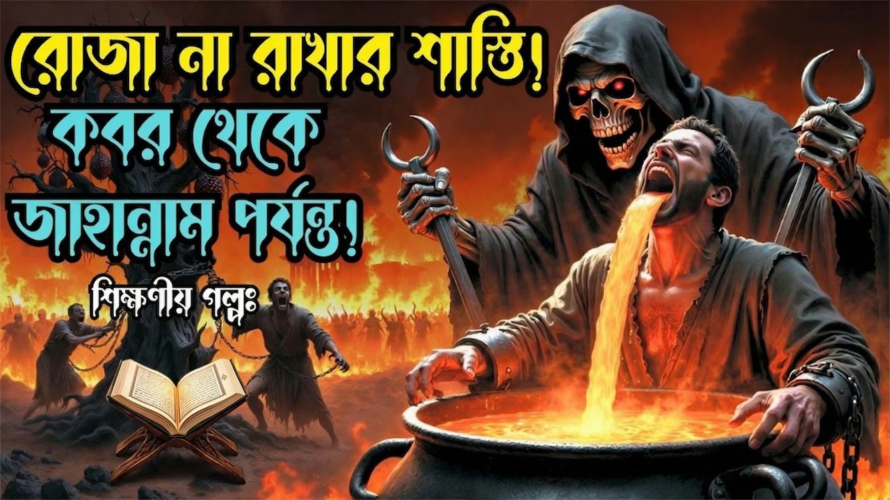 ৩০টি রোজা নষ্ট করলেন! কিয়ামতের দিন আল্লাহর সামনে কী জবাব দেবেন?#রমজান #ইসলামিকভিডিও #জাহান্নাম