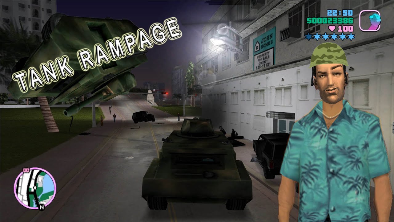 GTA Vice City - Rhino Tank Rampage