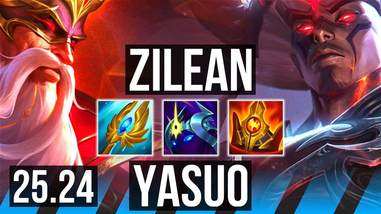 ZILEAN vs YASUO (MID) | NA Grandmaster | 25.24