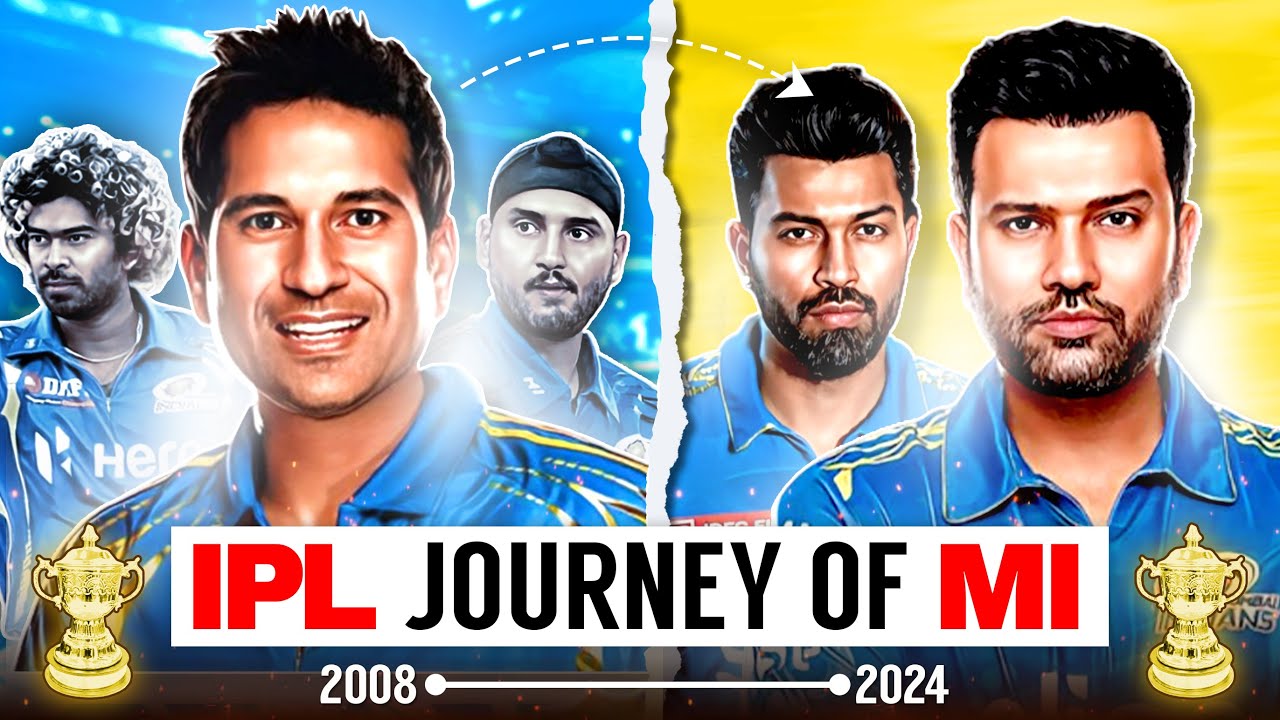 Mumbai Indians Journey to 5 Trophies | IPL Journey of MI | Rohit Sharma | Hardik Pandya | Bumrah