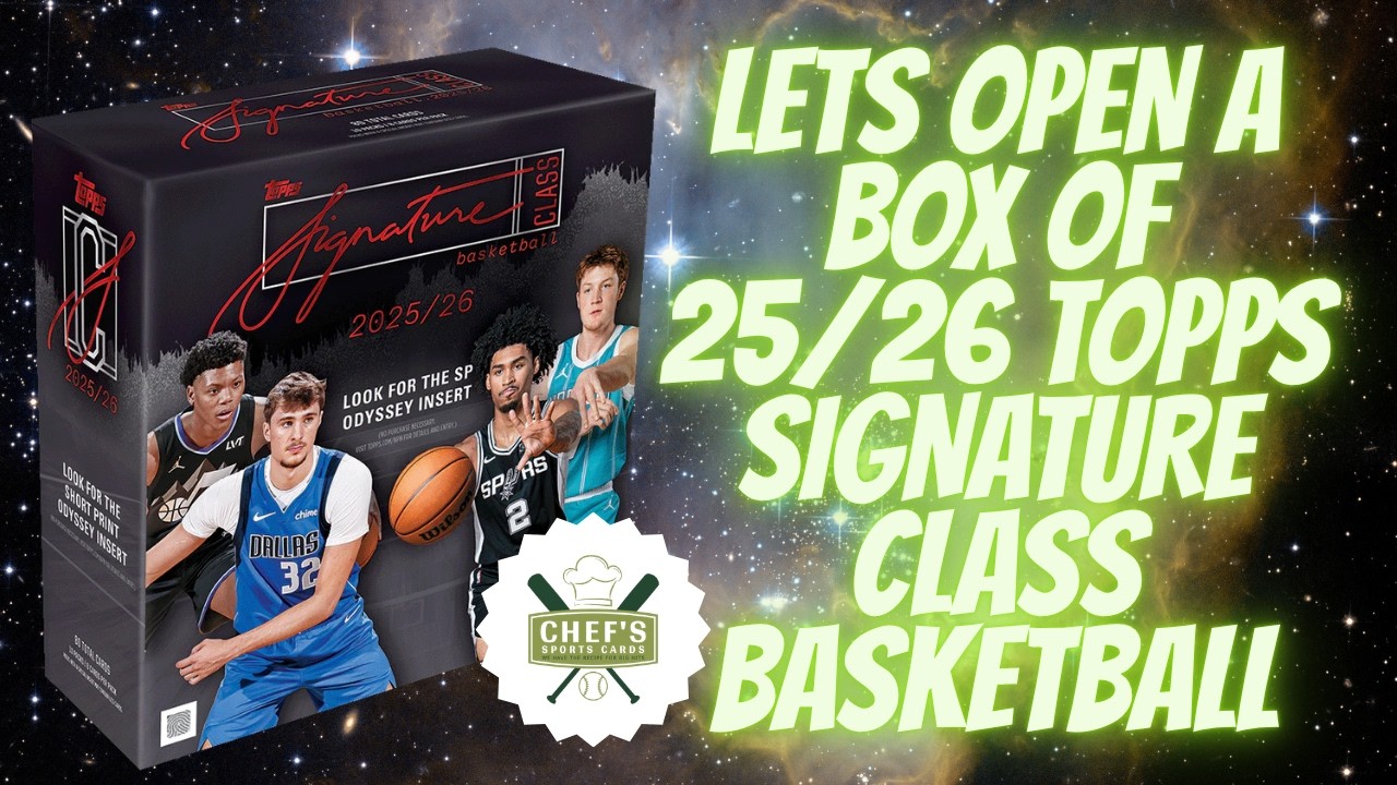 2025/26 TOPPS NBA SIGNATURE CLASS MEGA BOX OPENING - LIVE 6/8/2026