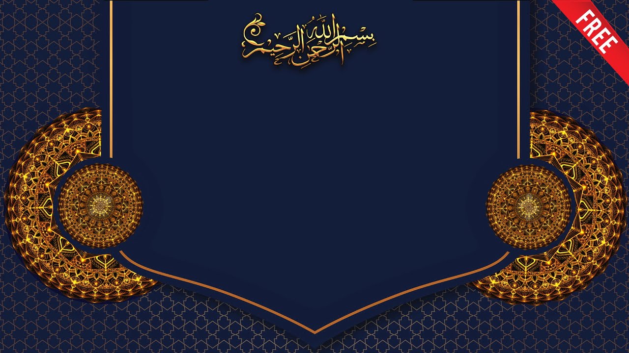 Free Islamic Video Background - Intro Template Islamic Video Without Text - No Copyrights