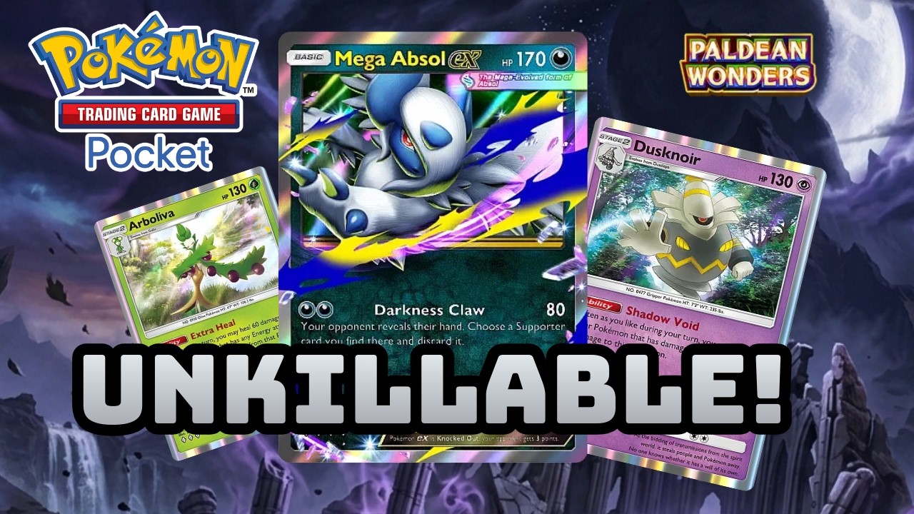 Mega Absol ex is UNKILLABLE with This Combo! | Pokemon TCG Pocket