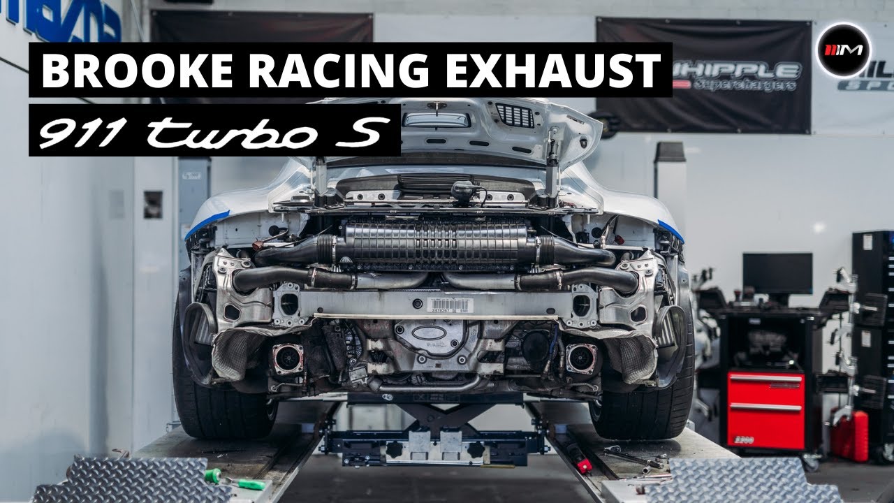 Porches 911 Turbo S - Performance Upgrades [Brooke Exhaust, BMC Air Filter]