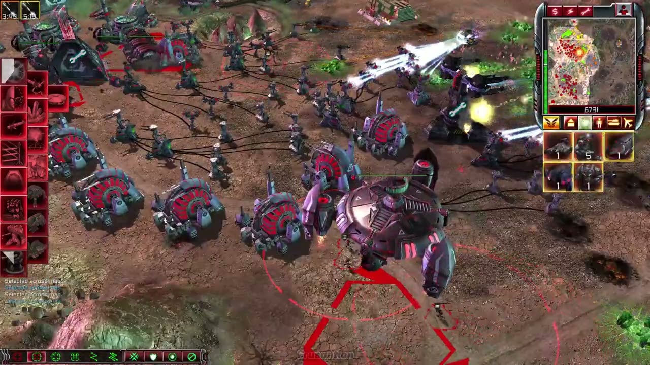 CNC 3KW Tiberium Resonance 0.3.01BT Nod vs 2 Brutal AIs - Rusher [GDI]