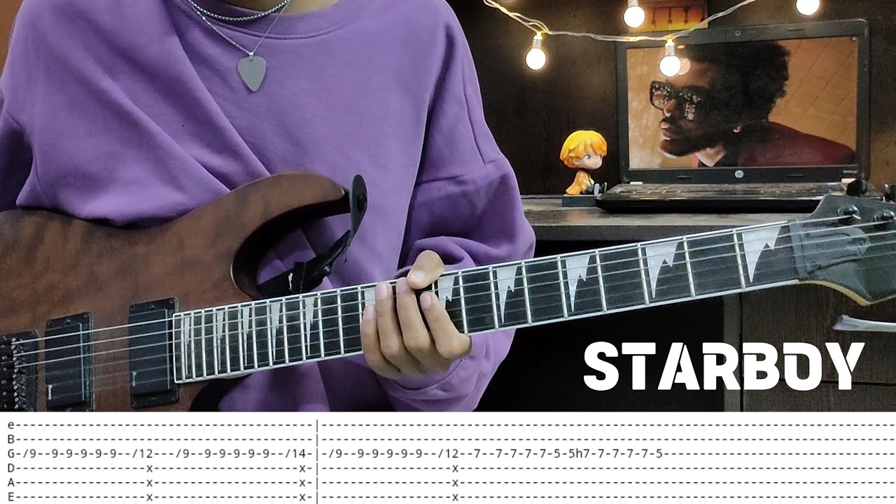 Starboy | Electric Guitar Cover | The Weeknd ft. Daft Punk | Guitar Tabs | Tabs