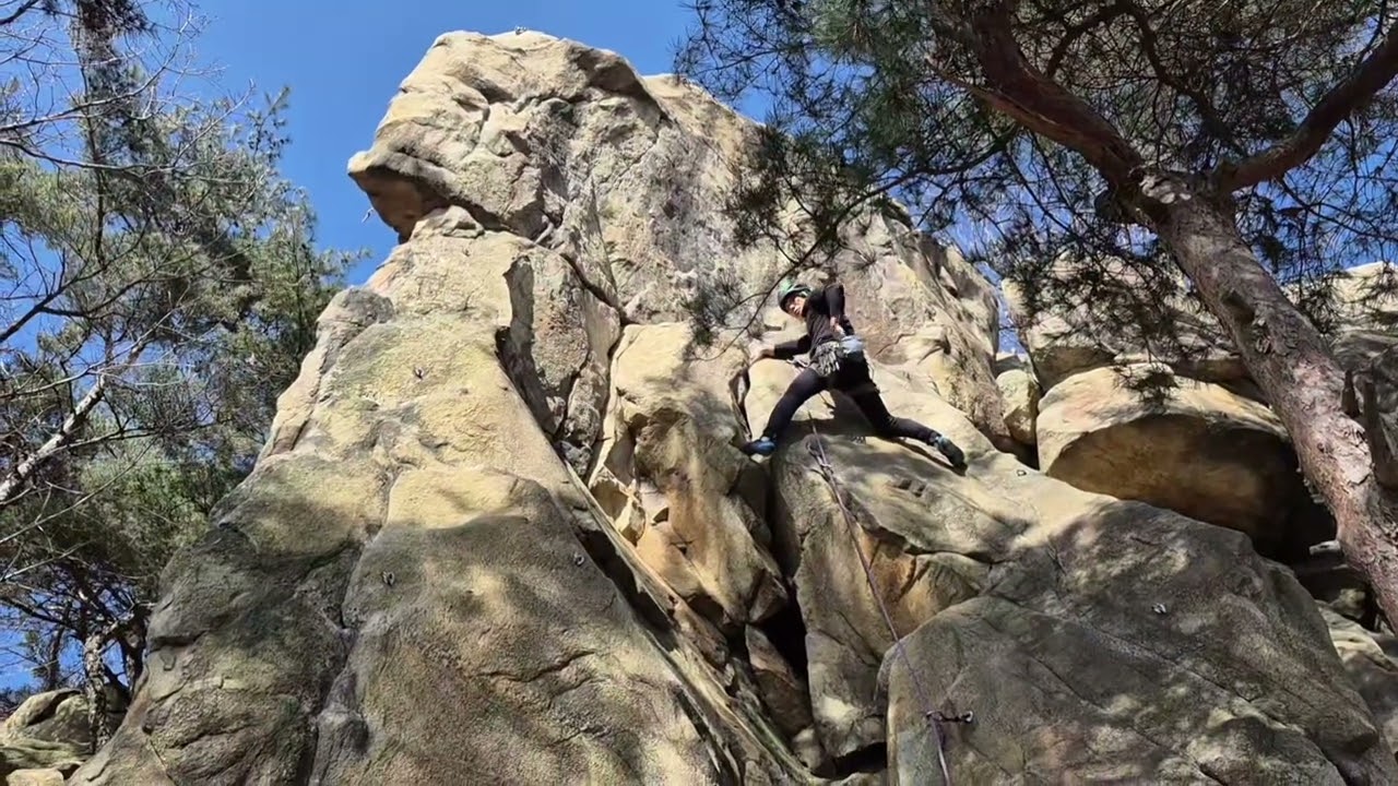부활암장 #홍해#자연바위#climbing #암벽등반 