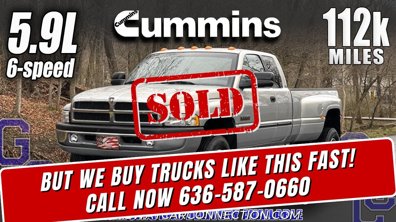 5.9 Cummin: 2001 Dodge Ram 3500 Laramie 4x4 Diesel With Only 112k Miles