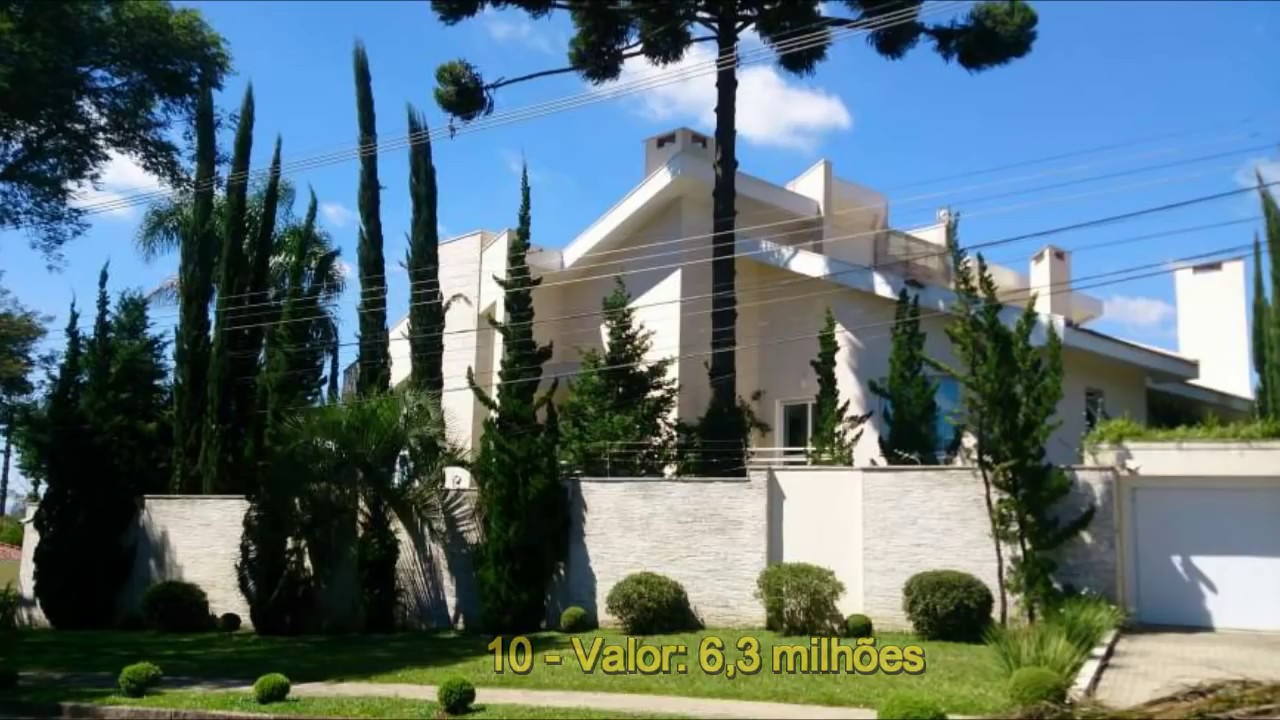 Top 10 mansões mais caras a venda em curitiba