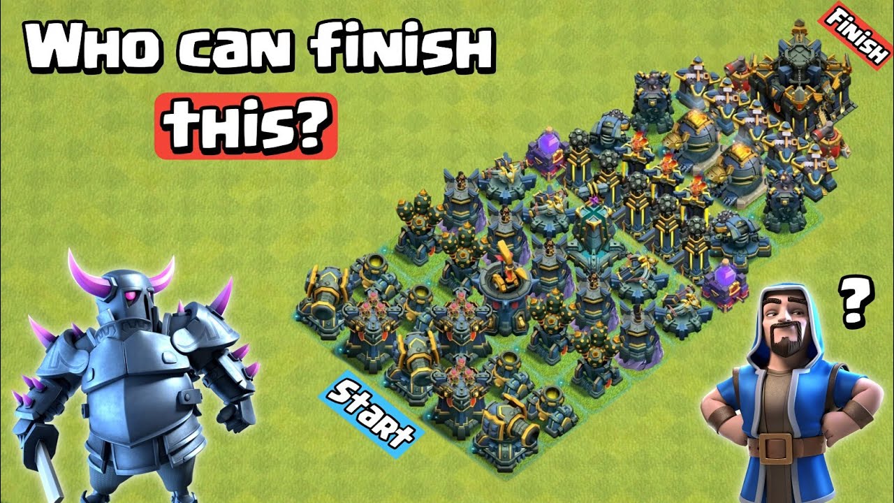 TownHall 17 Ultimate Battle | Max Troops VS Max Defenses | Clash of Clans