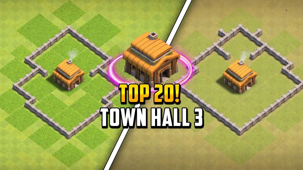Top 20! Town hall 3 (Th3) Farming/Hybrid/War/Trophy Base Layout + Copy Link 2024 | Clash of Clans