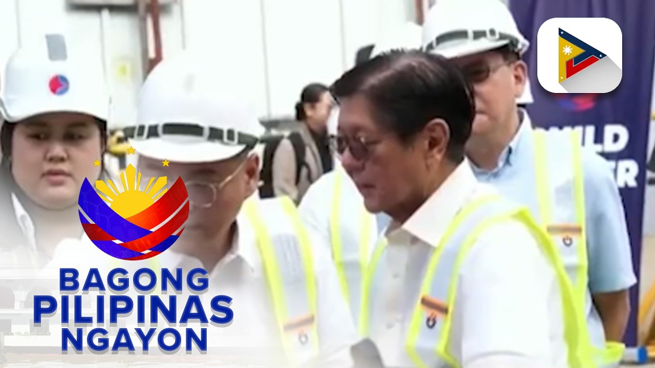 PBBM, ininspeksyon ang Shaw Boulevard Station ng ginagawang Metro Manila Subway Project