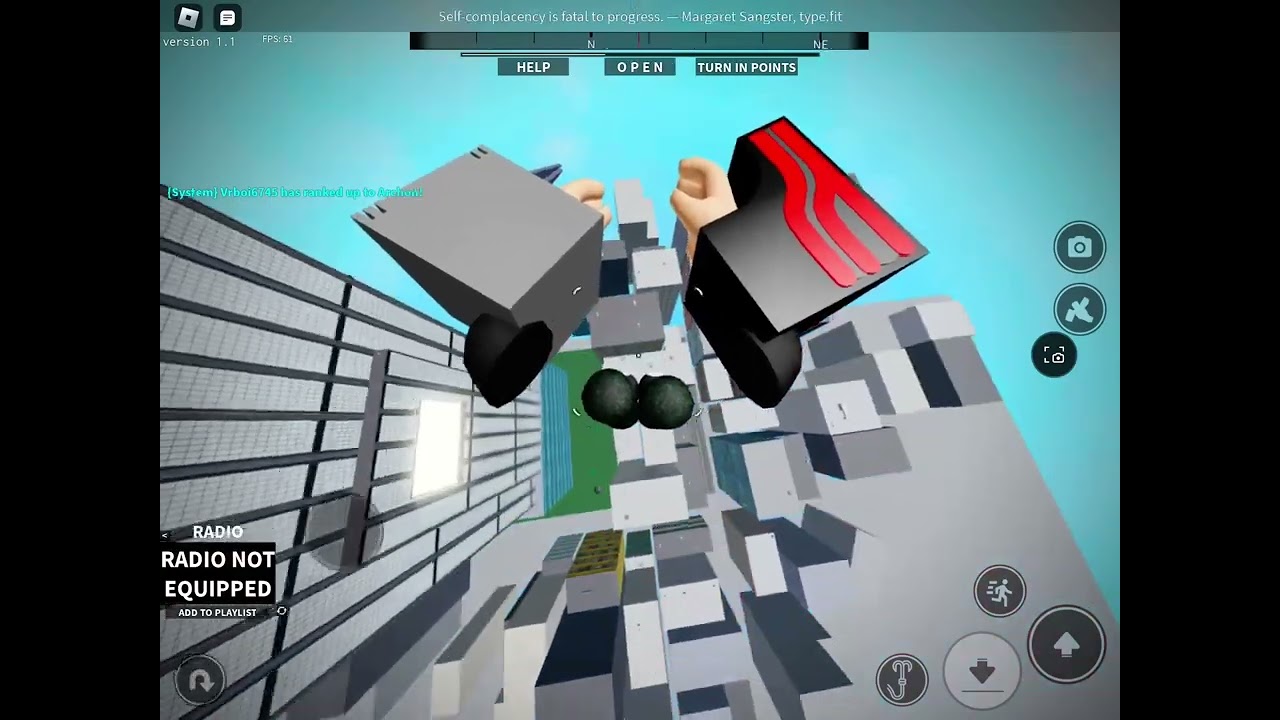 JUMPING OFF THE COLUMBUS TOWER IN ROBLOX PARKOUR! :) #viral #roblox #parkour