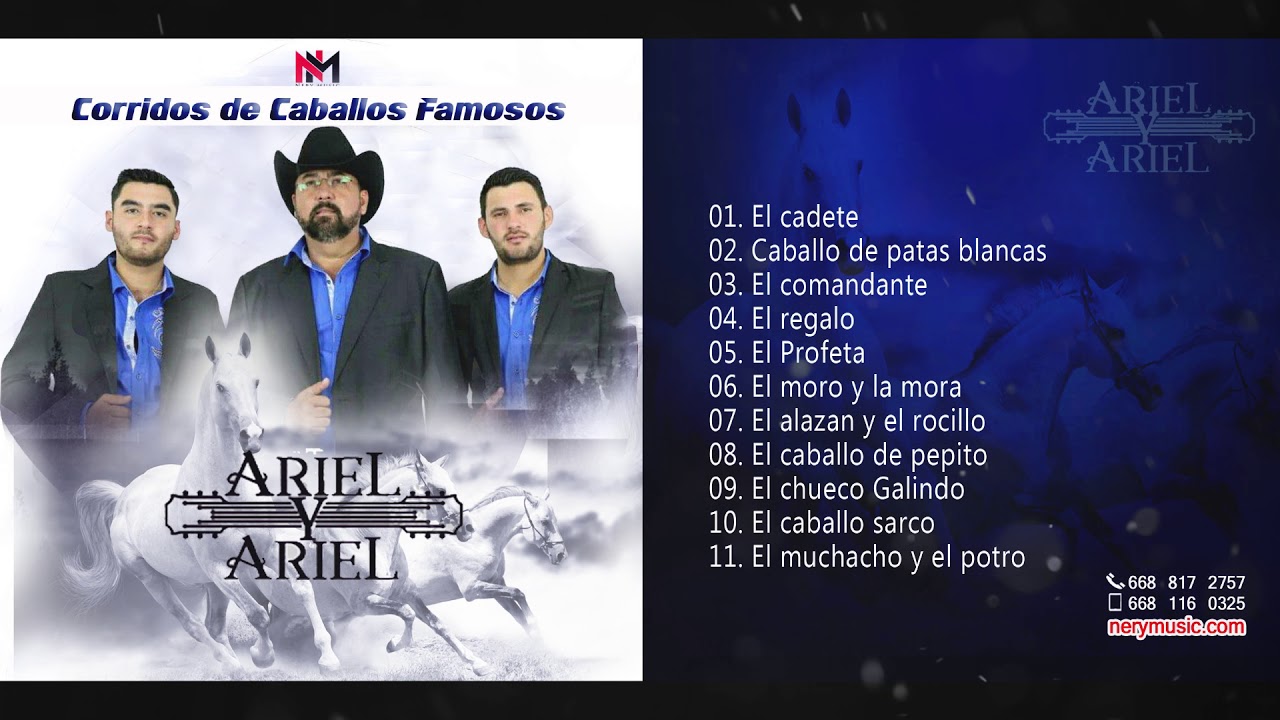 Ariel y Ariel - Corridos de Caballos Famosos (Disco Completo) (2018)