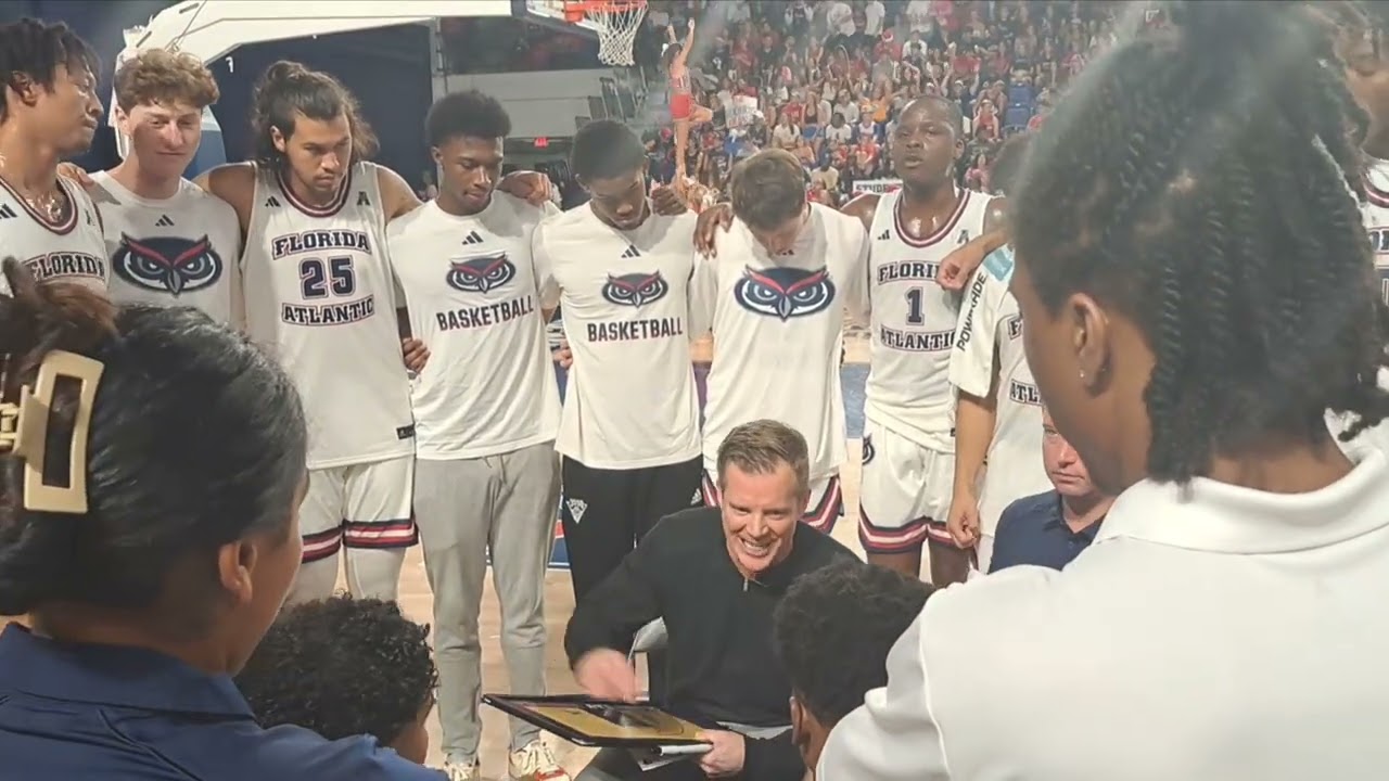 2023-24 FAU Men's Basketball home highlights (Part 1)