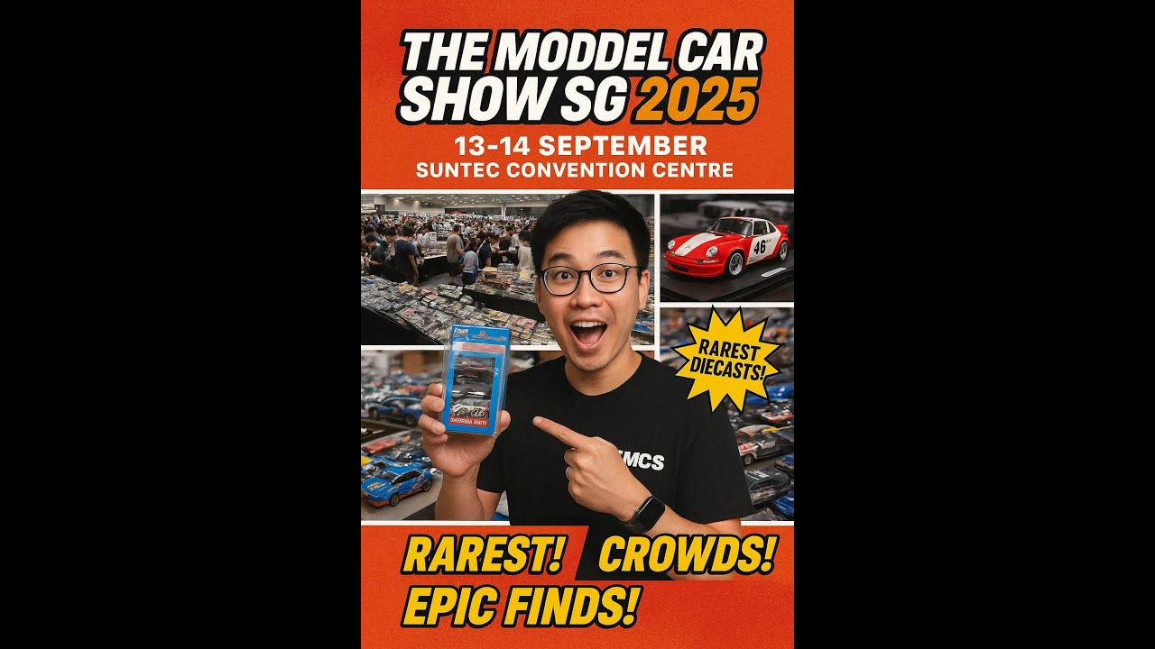 The Model Car Show SG 2025 – Rarest Diecasts, Crazy Crowds & Epic Finds at Suntec! 🚗🔥 | TMCS SG