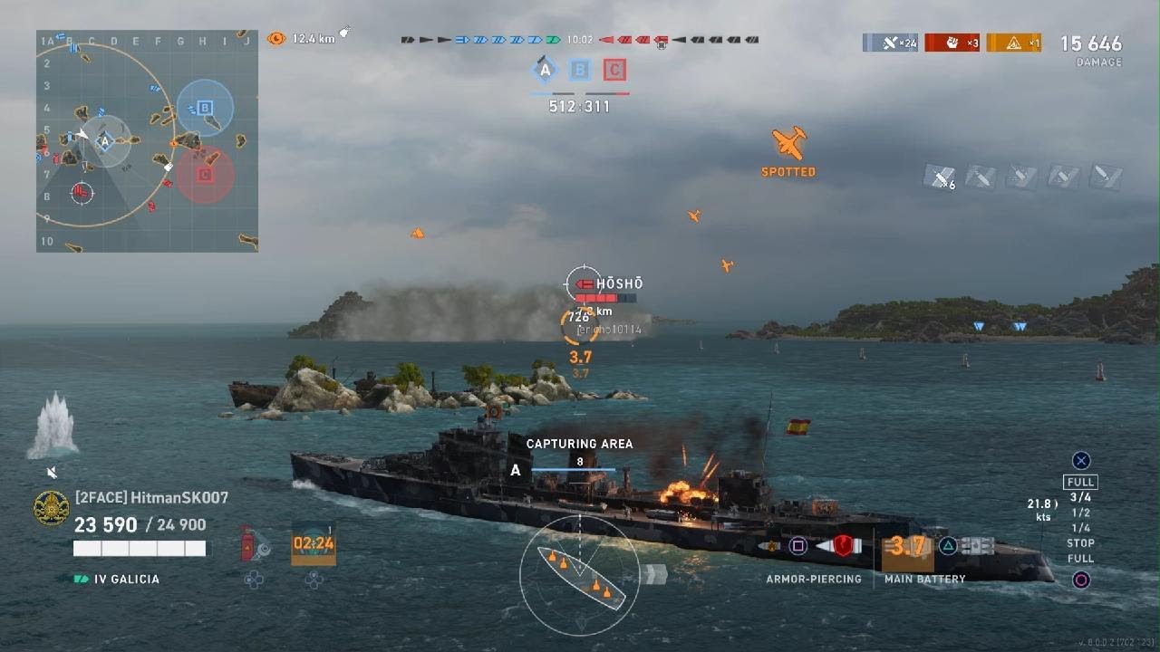 Galicia going broadside | World of Warships: Legends