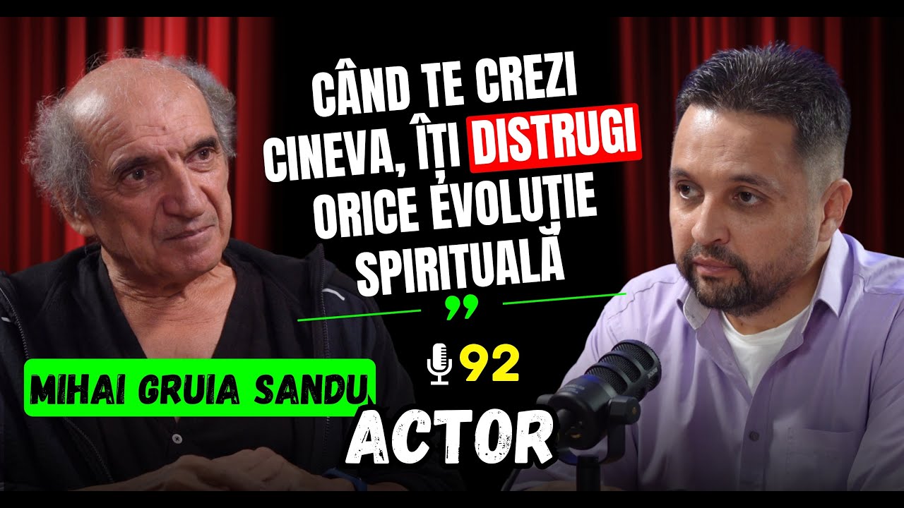 Despre viața &icirc;n teatru, Arlechino și b&acirc;lbe celebre &icirc;ntr-un podcast cu actorul Mihai Gruia Sandu