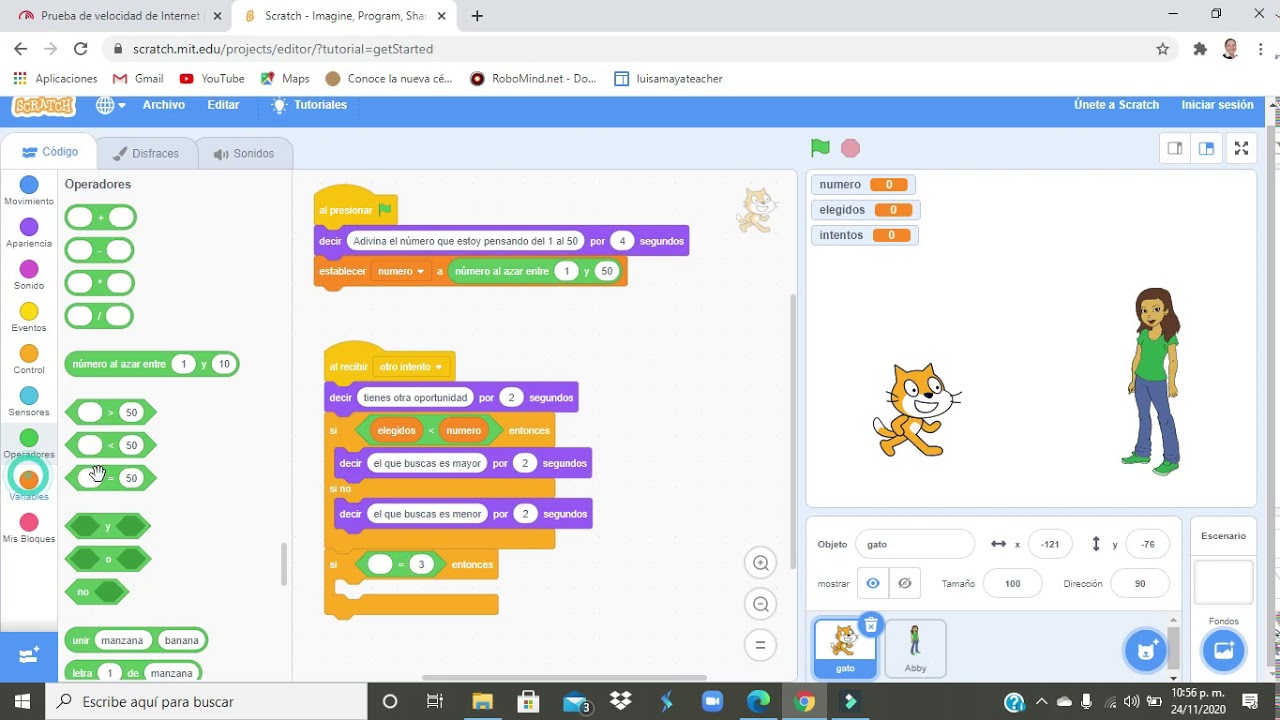 Juego de Adivinar número con Scratch