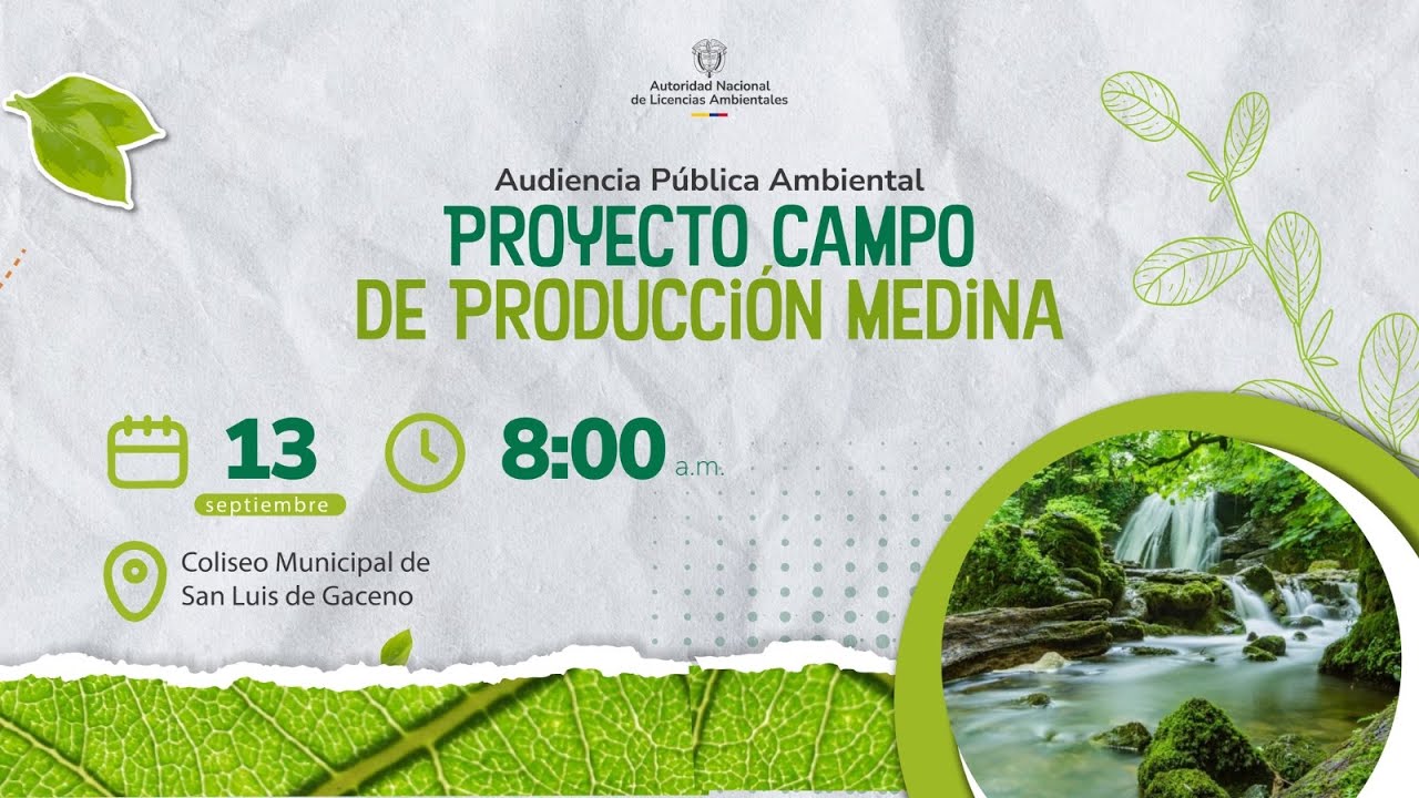 #EnVivo 🔴 Audiencia Pública Ambiental  