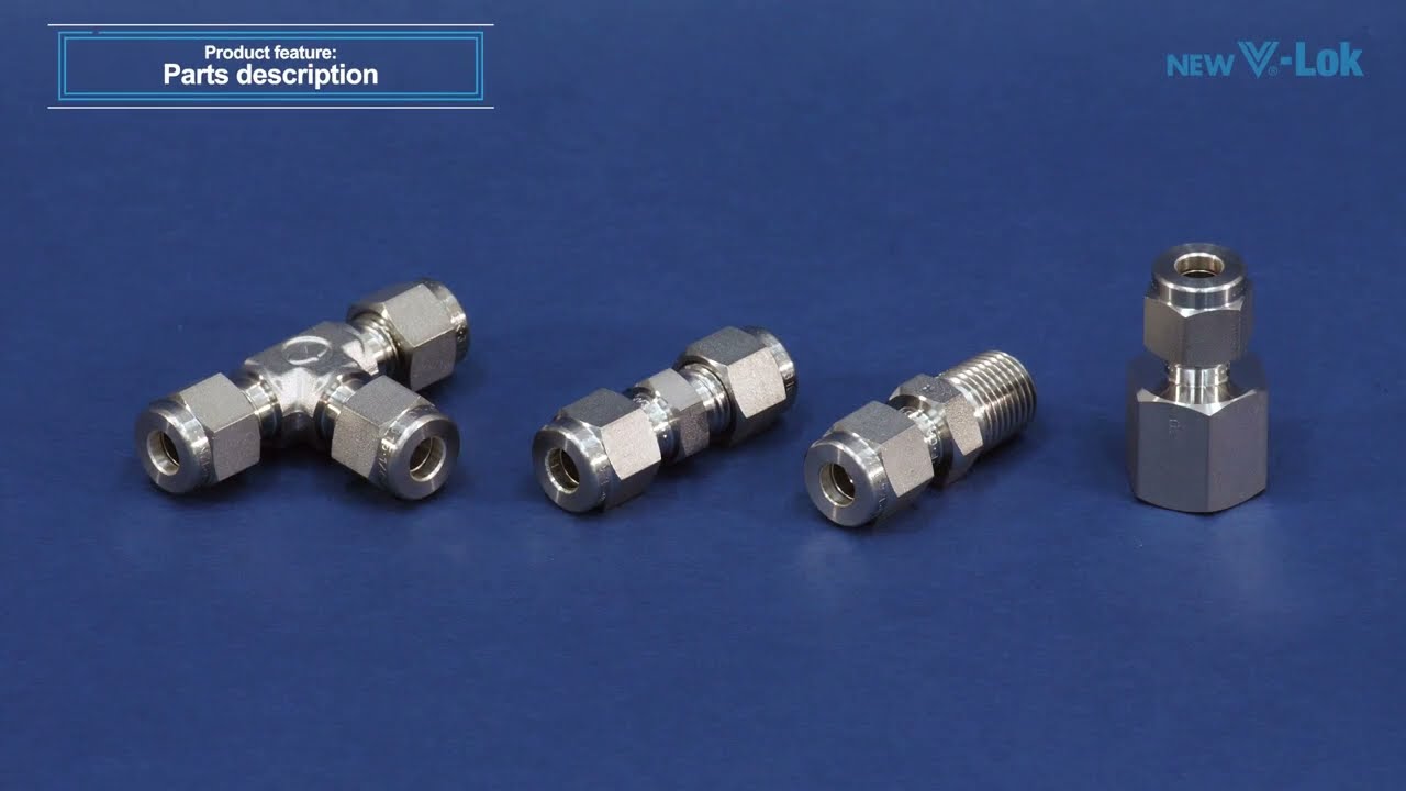 【Assembling Instructions】2 Compression Rings Type Fittings V-Lok｜Fujikin Incorporated