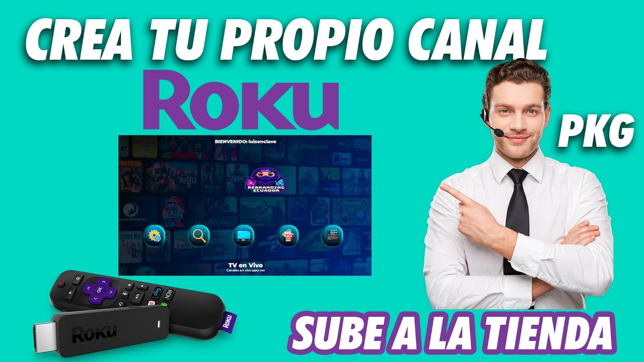 Como Crear Canales Roku IPTV MULTI DNS (2025)