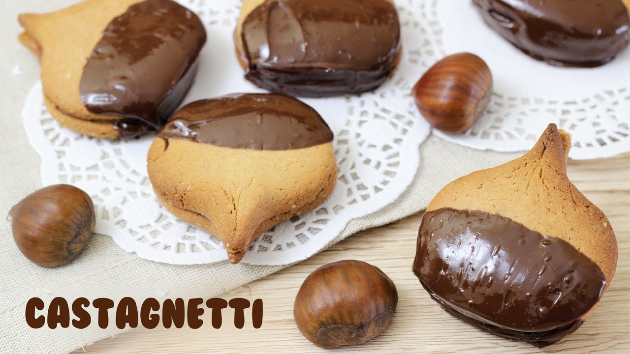 CASTAGNETTI: BISCOTTI ALLE CASTAGNE | ricetta facile | chestnut biscuits