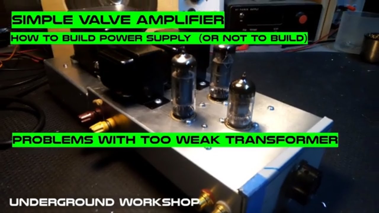 how to valve amplifier power supply