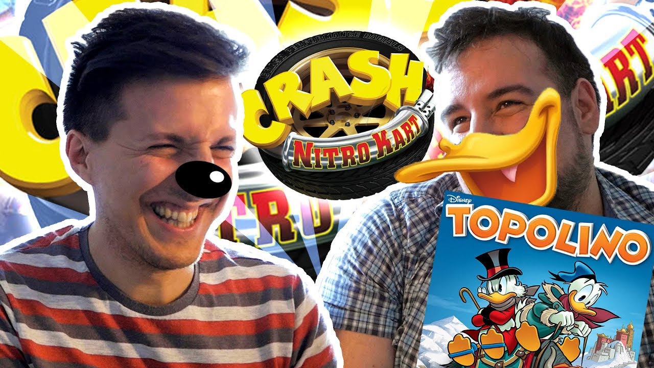Gioco a CRASH NITRO KART con un AUTORE DI TOPOLINO (E mi asfalta)